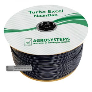 Linea de Gotero Integrado Plano No Compensado Turbo Excel 16 mm 1,0 mm 1,6 L/H a 0,60 m - Linea de Gotero Integrado