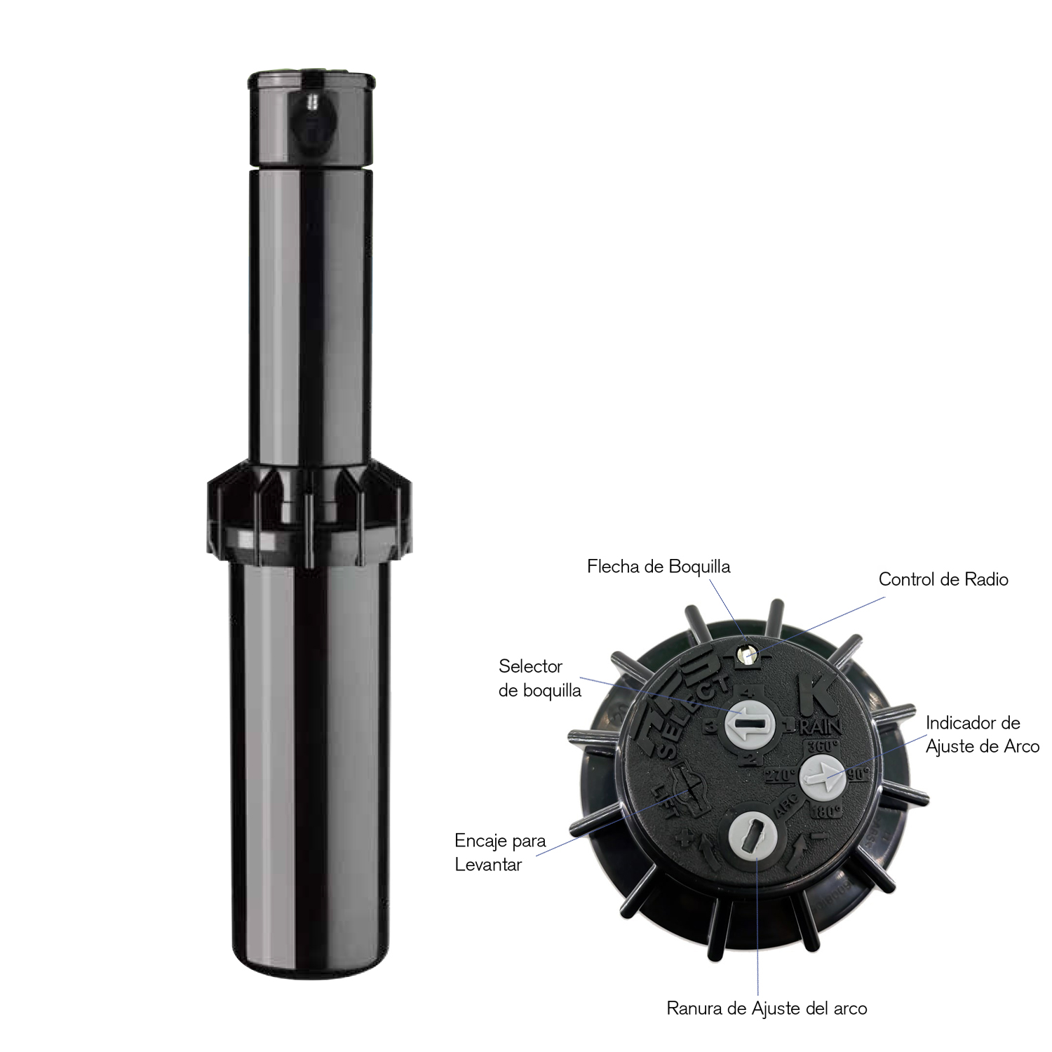 ROTOR RPS SELECT 3/4" K-RAIN - Aspersores Y Pop Up